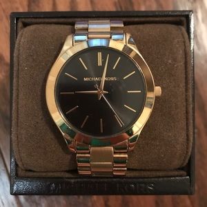 Michael Kors gold and black watch
